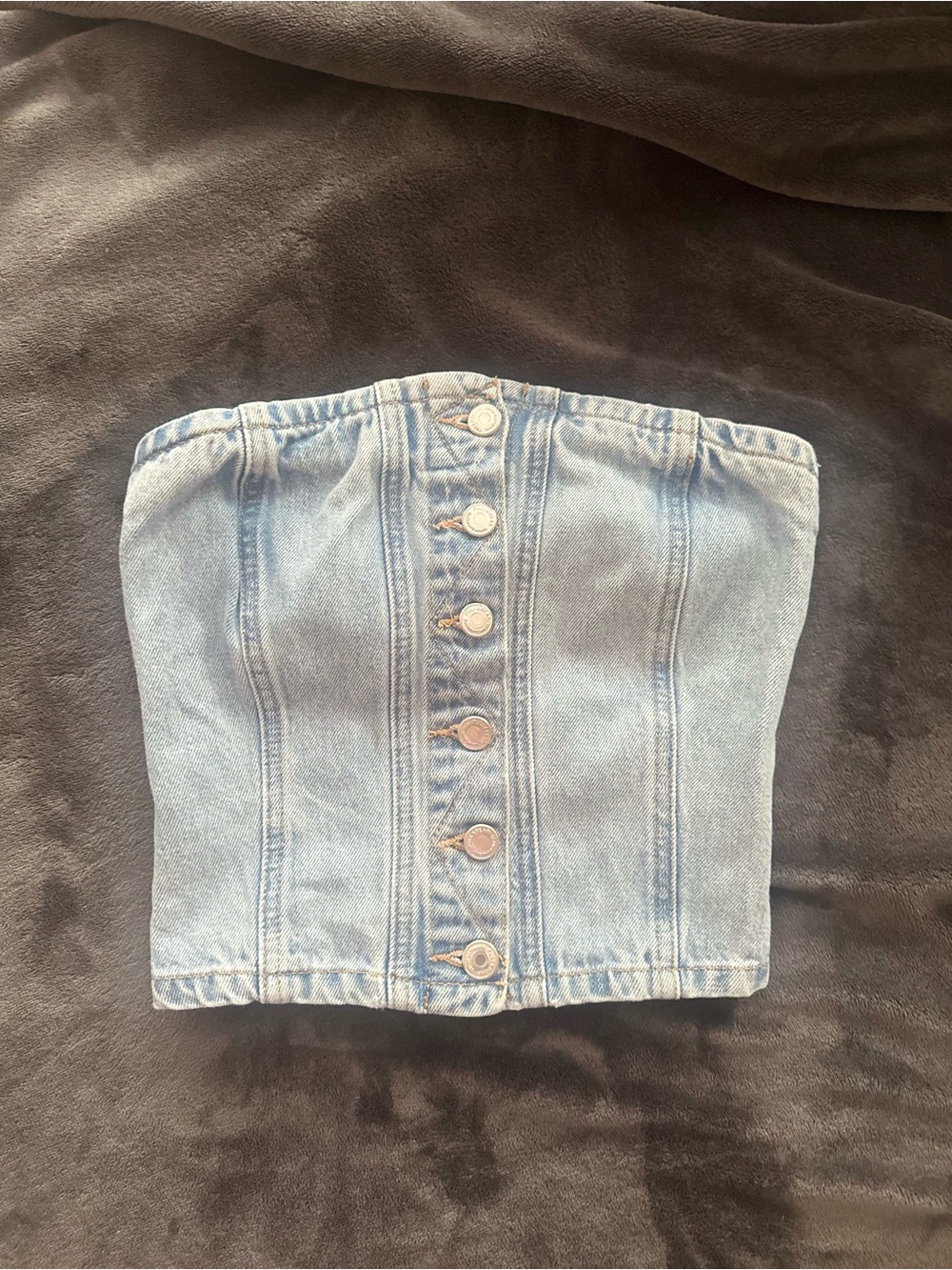 Denim Corset Top Size M